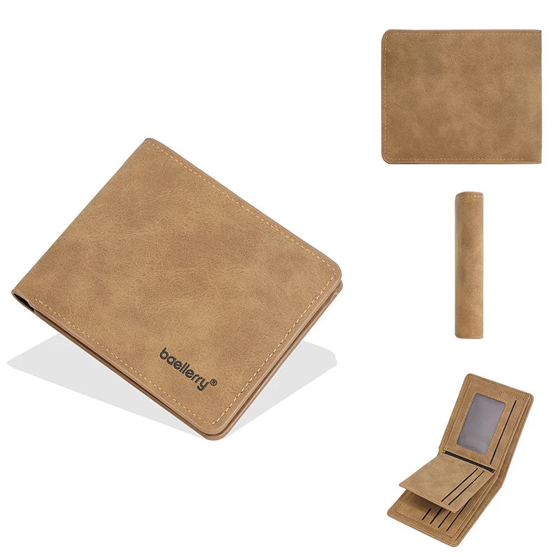 Minimalist Card Holder Wallet for Men with Multiple Slots