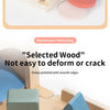 Montessori 4-in-1 Wooden Color Sorting & Shape Matching Box for Toddlers