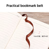 Retro A6 Faux Leather Notebook with Elastic Closure