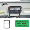 Carbon fiber trim kit for Toyota 4Runner featuring a modern interior light switch panel.
