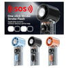 Portabler USB-Ladebarer Handheld-Lüfter mit LED