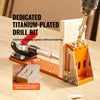 Adjustable Aluminum Pocket Hole Jig Kit with Step Drills