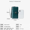 Vintage RFID-Blocking Large Capacity Wallet with Wrist Strap