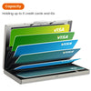 Minimalist Metal RFID-Blocking Card Wallet