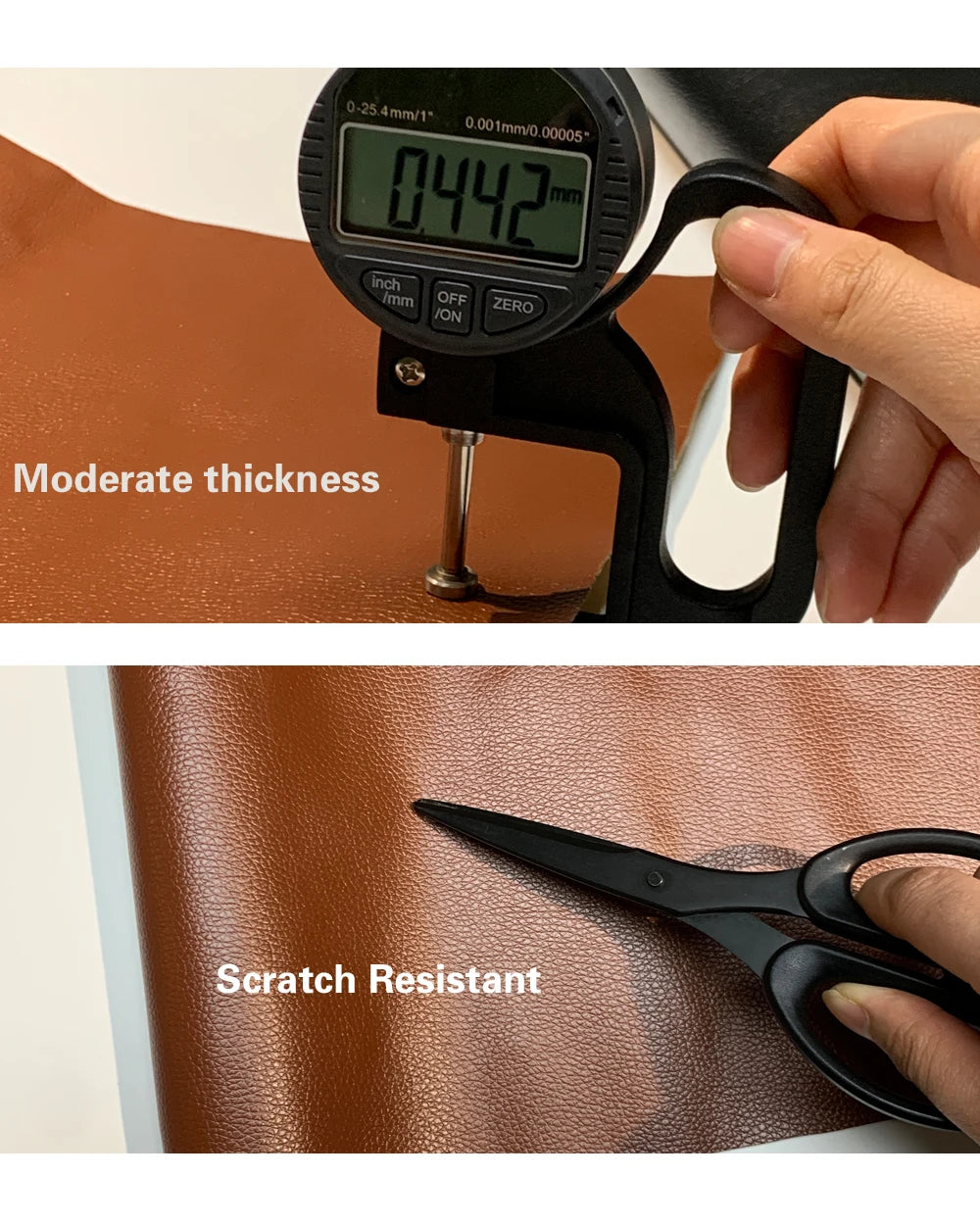 Self-Adhesive PU Leather Repair Patch for Sofas, Car Seats & More
