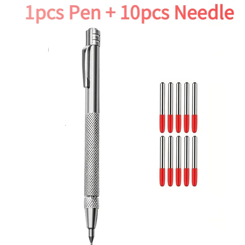 Carbide-Tip Engraving Pen for Metal, Glass, and Ceramic