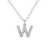 Initial Letter Pendant Necklace