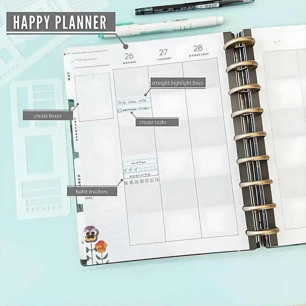 Modèles de Carnets Flexibles en 3 Pièces pour Journaling et Planification