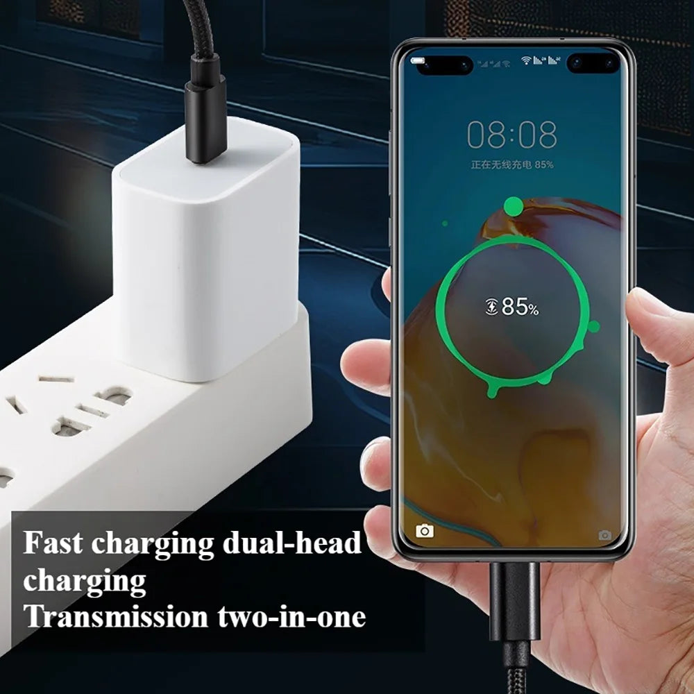 USB-C Fast Charging Cable with Nylon Braided Durability