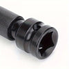 Impact Socket Adapter Set: 1/2" Square to 1/4" Hex Quick-Release Converter
