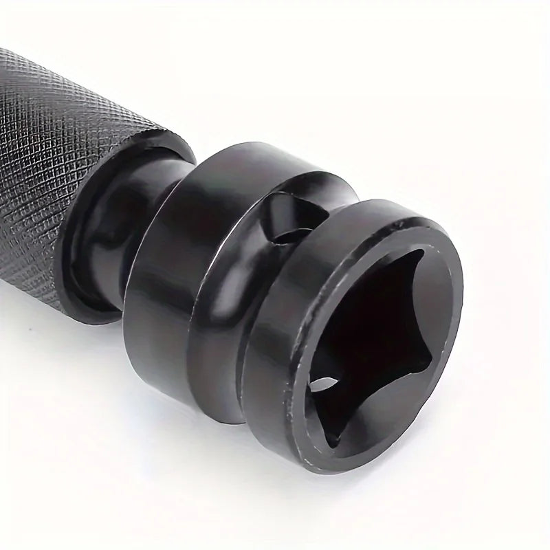 Impact Socket Adapter Set: 1/2" Square to 1/4" Hex Quick-Release Converter