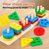 Montessori Shape Sorting Stacking Toy for Toddlers