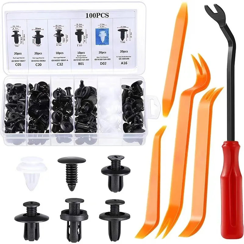 Versatile Automotive Clip and Fastener Assortment Kit