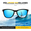 Retro Clear Frame Sunglasses with UV400 Protection