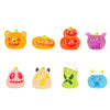 Glow-in-the-Dark Halloween Witch & Pumpkin Figurine Set
