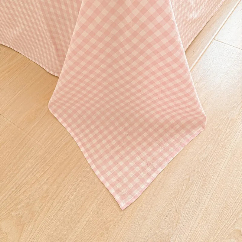 Organic Cotton Percale Bed Sheet Set with Pillowcases