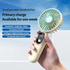 3-in-1 Tragbarer USB-Wiederaufladbarer Ventilator mit Digitalanzeige