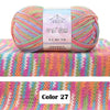 Combed Cotton Blend Gradient Yarn – 4-Ply, 50g Balls