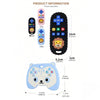 Silicone Baby Teether Set: Bear Game Controller & Lion Remote