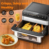 Horno Air Fryer con Doble Cesta de 10L