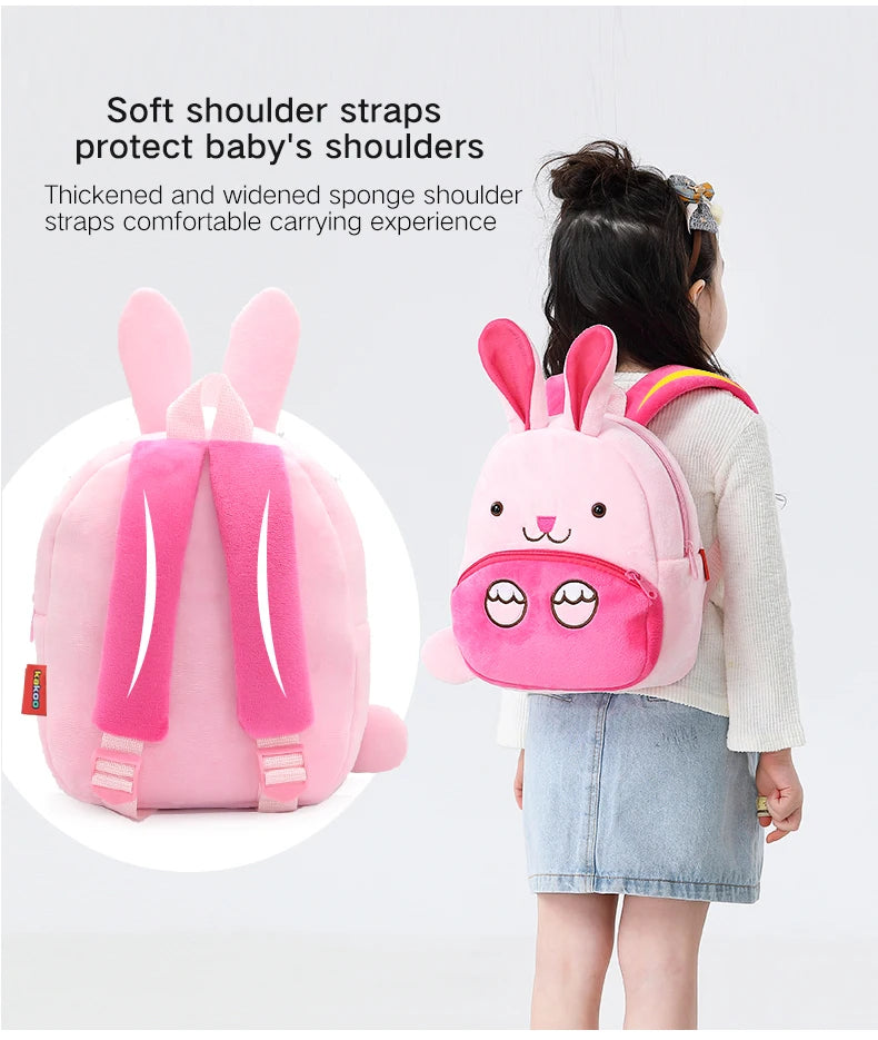 Adorable Animal Plush Backpack for Toddlers