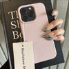 Candy Color Lychee Pattern Soft Silicone Phone Case