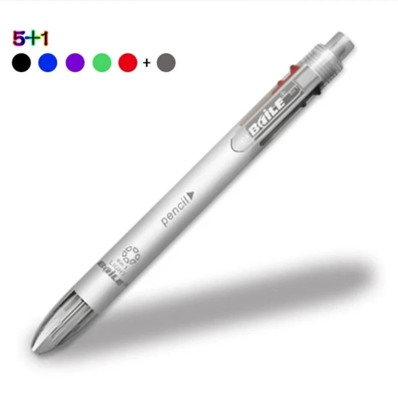 Set de 6 Bolígrafos Multicolor