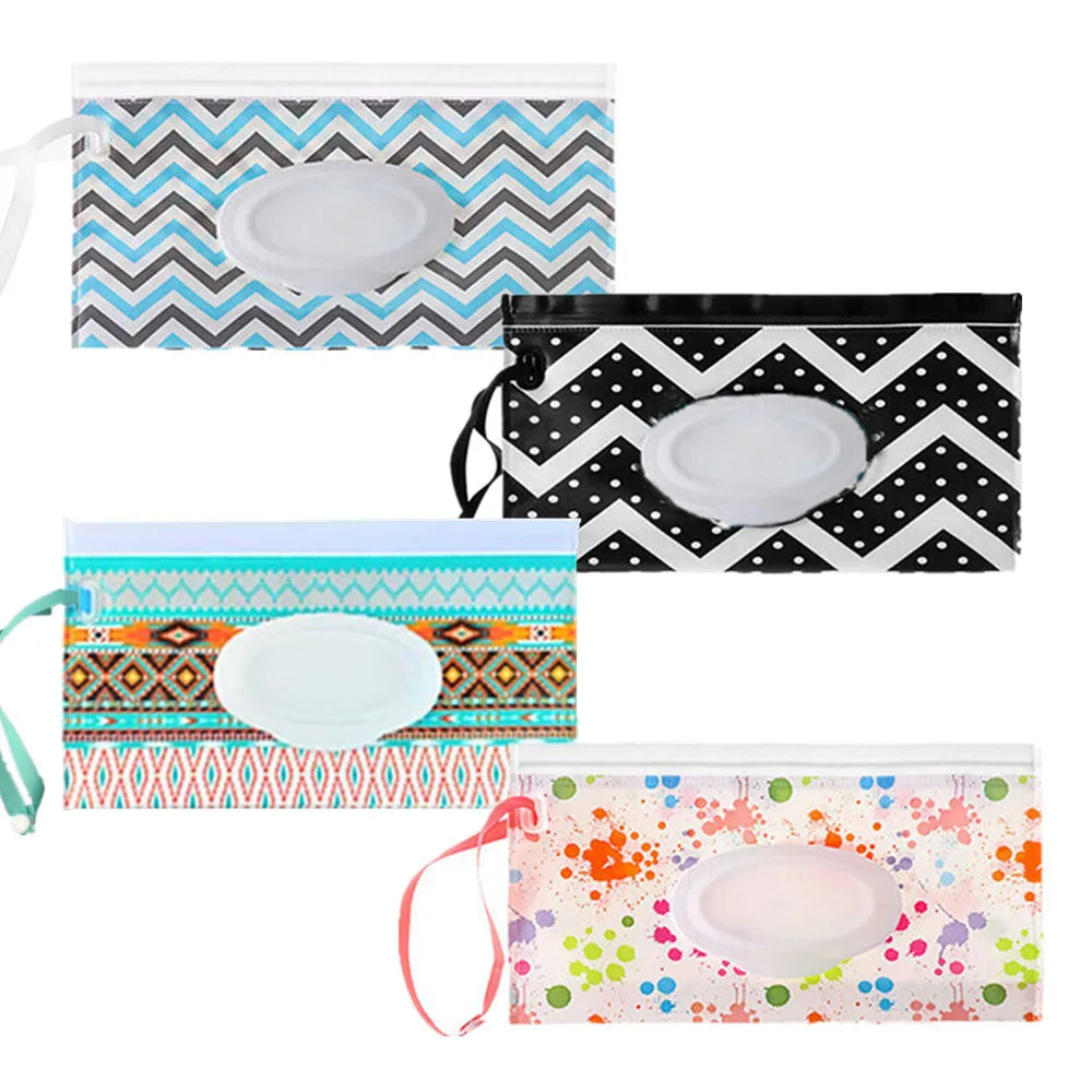 EVA Flip-Top Wet Wipes Pouch for Baby Strollers