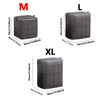 Large Capacity Fabric Storage Bag with Zipper and Handles