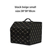 Folding PU Leather Car Trunk Organizer
