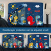 Telescopic Magnetic Car Window Shades with UV Protection and Insect Mesh