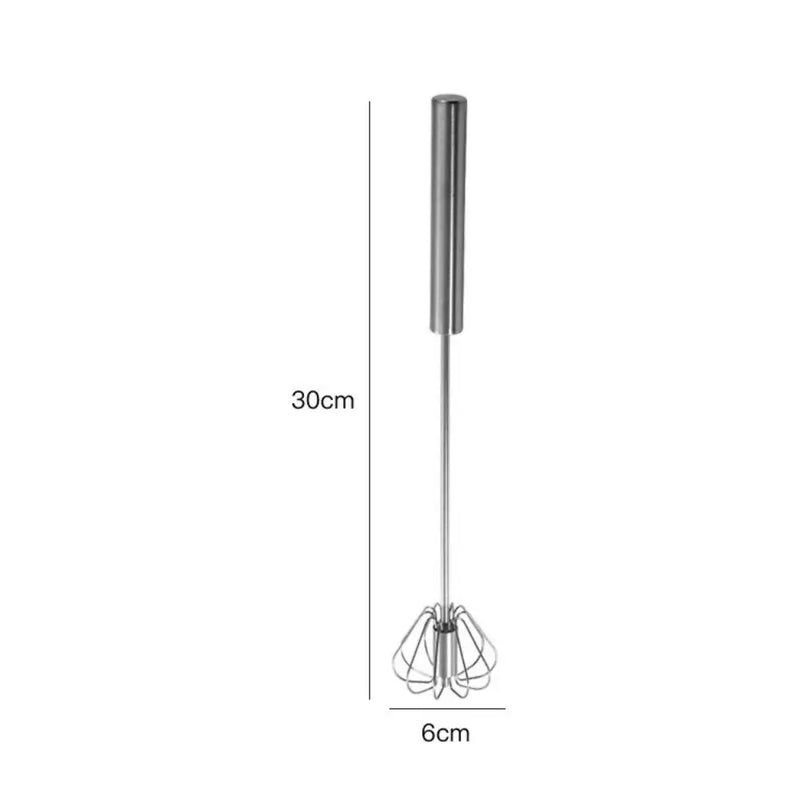 Stainless Steel Manual Rotary Whisk