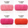Elastic T-Shirt Yarn for Crochet and Knitting (2-Pack, 50m Each)