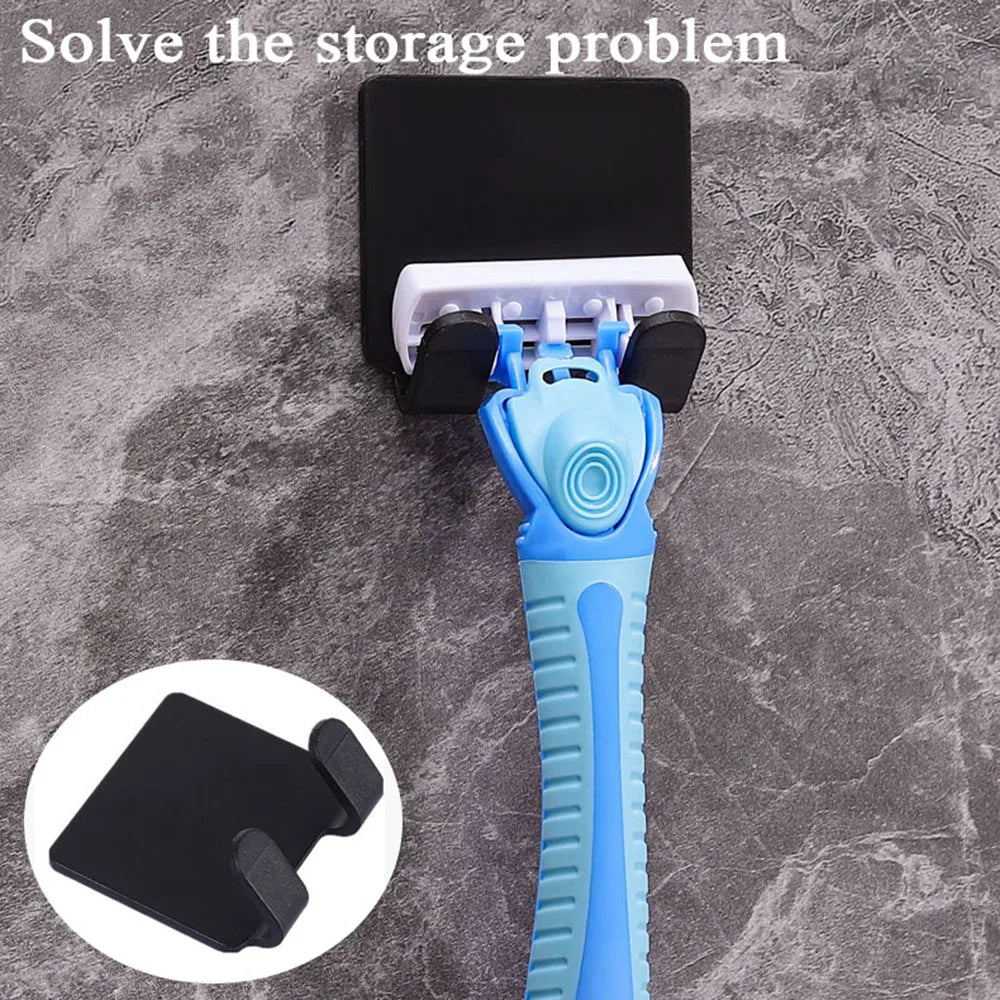 Adhesive Razor Holder for Bathroom Wall