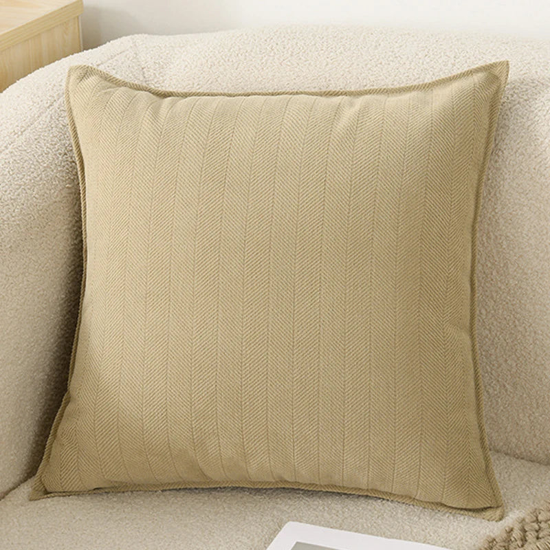 Luxury Chenille Throw Pillow Covers – Soft Square Cushion Cases for Sofa, Bed, and Living Room