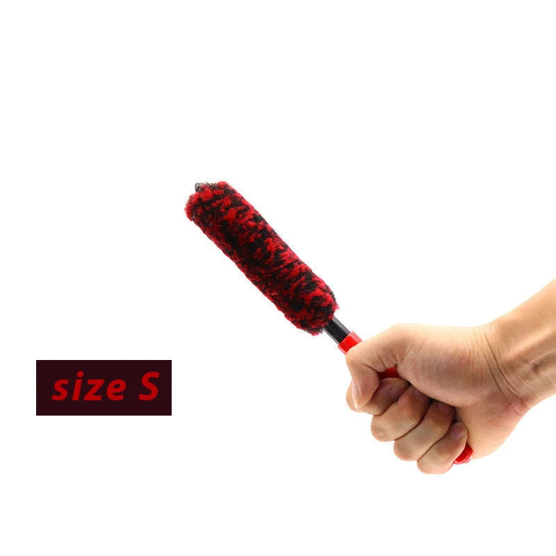 Plush Wheel Cleaning Brush Set for Cars and Motorcycles