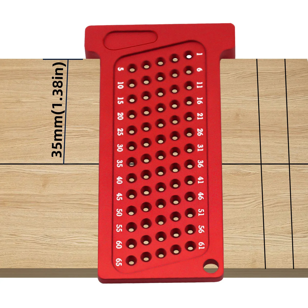 Precision Aluminum T-Square Ruler with Metric and Inch Markings