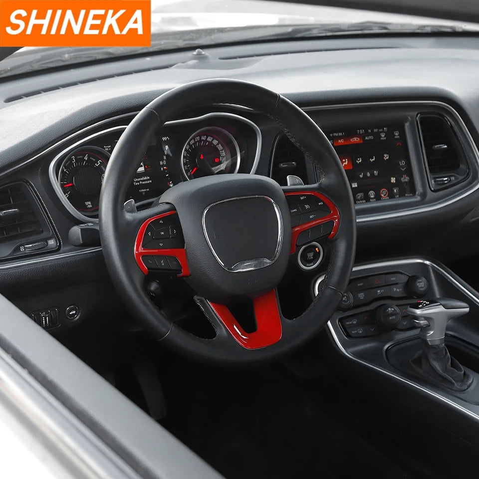 Custom Steering Wheel Cover for Dodge, Jeep, and Chrysler Models