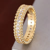 Bague Géométrique Moderne en Zircon Cubique