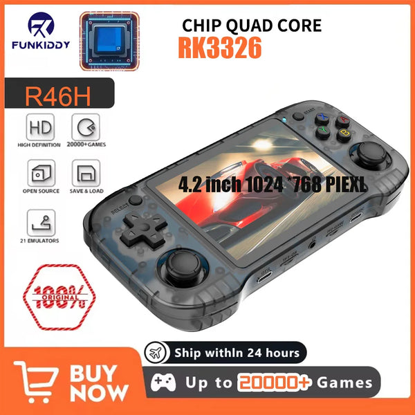 Retro Handheld Game Console with 4.3" IPS Screen