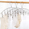 Foldable Laundry Drying Rack with 32 Clips