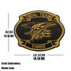 Embroidered Tactical Patch with Hook and Loop Backing