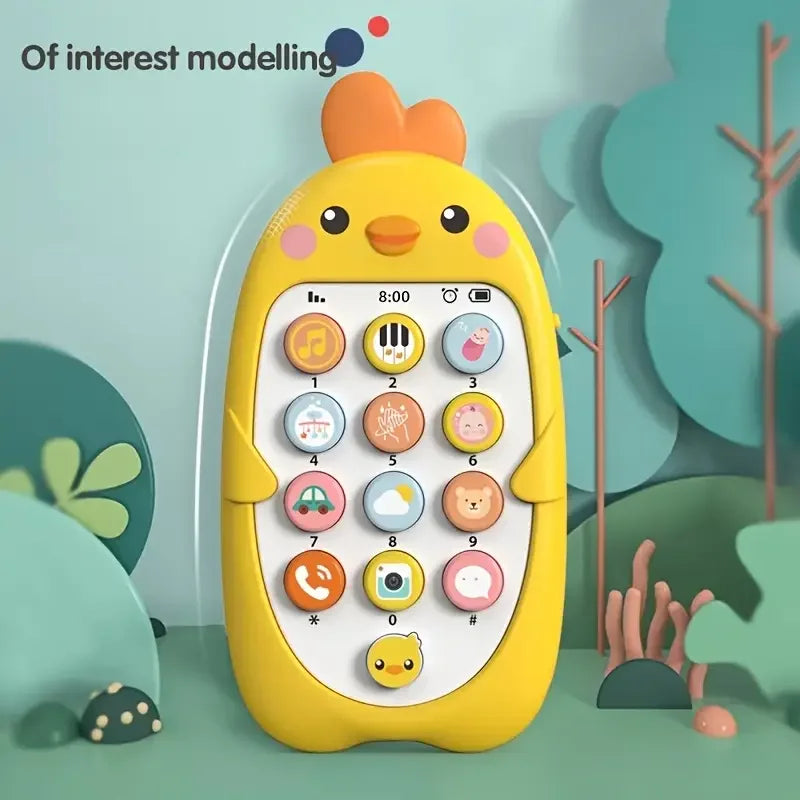 Musical Chicken Toy Phone for Toddlers – Early Learning & Teething