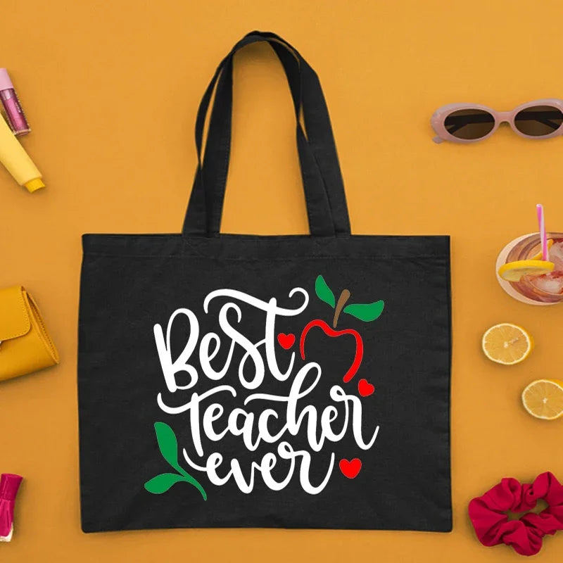 Sac Tote en Toile Durable pour Enseignants