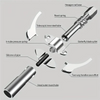 High-Pressure Grease Coupler with NPT1/8 Adapter
