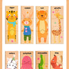 A set of wooden animal puzzles featuring a tiger, rabbit, cat, giraffe, zebra, jellyfish, crocodile, and dog for early learni