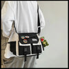Harajuku Nylon Crossbody Bag with Adjustable Strap