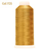 80-Color Polyester Embroidery Thread Set with Large 4000m Spools