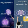 Foldable USB Rechargeable Electric Bug Zapper with UV Light Trap