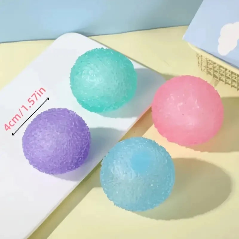 Squishy Ice Ball Sensory Stress Toy for Kids
